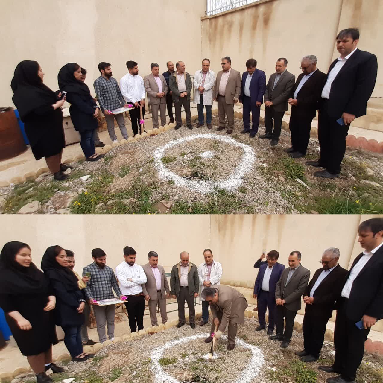 کلنک زنی فاز دوم مرکز رادیو تراپی باران خرم آباد با حضور رییس دانشگاه علوم پزشکی لرستان