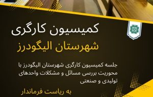 حمایت امور مالیاتی از تداوم فعالیت واحدهای تولیدی الیگودرز در جلسه کمیسیون کارگری
