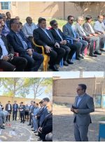 کلنگ‌زنی مدرسه جدید در “ساری‌میران کوهدشت”