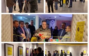 نگارخانه‌ آریانپور ازنا میزبان کاریکاتورهای شاعرانه شد