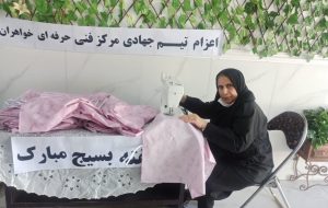 هدیه‌ای از جنس ایثار؛ دوخت ۵۰ سرویس خواب برای سالمندان صدیق به مناسبت هفته بسیج