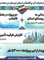 افتتاح و بهره‌برداری از ۲۱ پروژه شرکت آب و فاضلاب استان لرستان