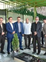 ادای احترام خبرنگاران و مسئولان لرستان به شهدا